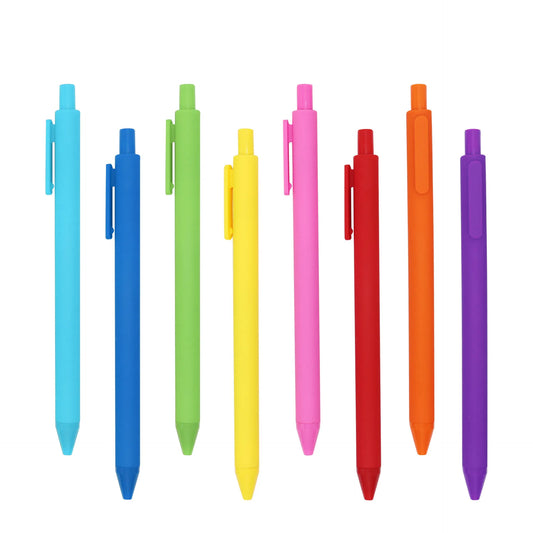 HKM-766099 Soft Touch Rubber Coated Ballpoint Pens with Custom Logo Printing