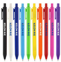 HKM-766099 Soft Touch Rubber Coated Ballpoint Pens with Custom Logo Printing