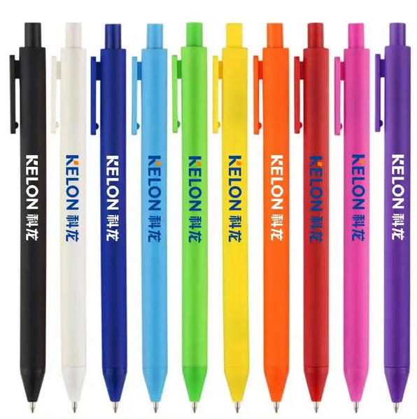 HKM-766099 Soft Touch Rubber Coated Ballpoint Pens with Custom Logo Printing