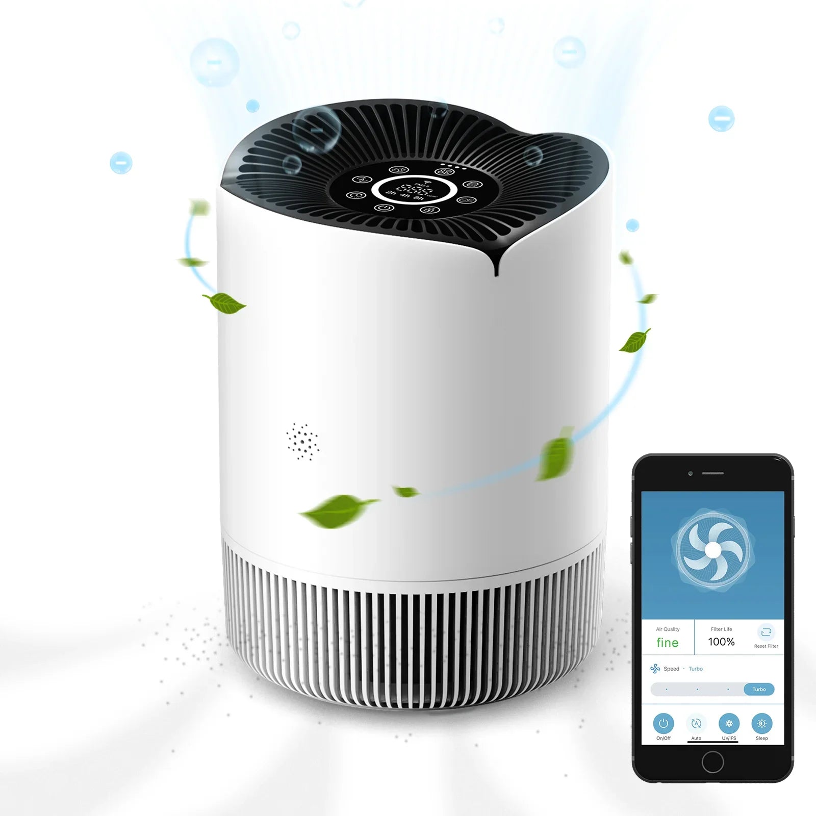 HKM-766163 Smart WiFi Electric Air Purifier for Home Use