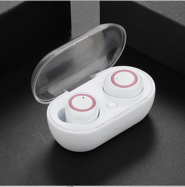 HKM-766163 Wireless Bluetooth Headset with 10m Range, 5-Hour Battery Life and Charging Case