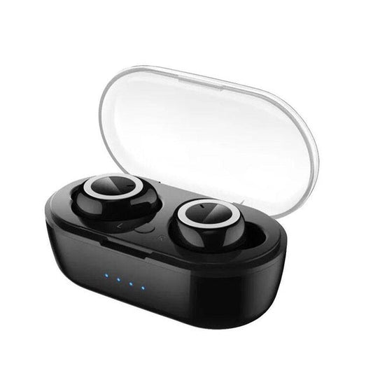 HKM-766163 Wireless Bluetooth Headset with 10m Range, 5-Hour Battery Life and Charging Case
