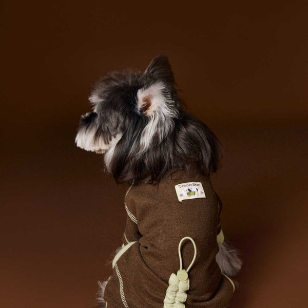HKM-7661757 Comfortable Contrast Color Dog Clothes for Teddy, Schnauzer, and Bichon - XS to XXL