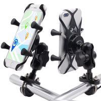 HKM-766227 Adjustable Aluminum Alloy Phone Holder for Motorcycles, Bicycles, and Electric Bikes