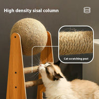 HKM-7663165 Extra Large Sisal Cat Scratch Board - Durable Vertical Scratching Toy for Stress Relief