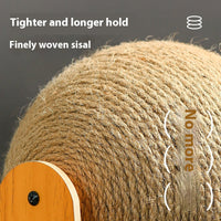 HKM-7663165 Extra Large Sisal Cat Scratch Board - Durable Vertical Scratching Toy for Stress Relief