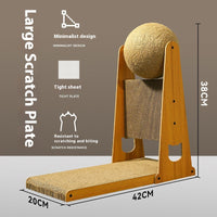 HKM-7663165 Extra Large Sisal Cat Scratch Board - Durable Vertical Scratching Toy for Stress Relief