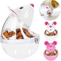 HKM-7664445 Interactive Cat Food Ball - Slow Feed Tumbler Toy for Cats and Kittens