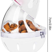 HKM-7664445 Interactive Cat Food Ball - Slow Feed Tumbler Toy for Cats and Kittens