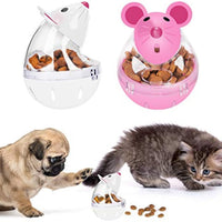 HKM-7664445 Interactive Cat Food Ball - Slow Feed Tumbler Toy for Cats and Kittens
