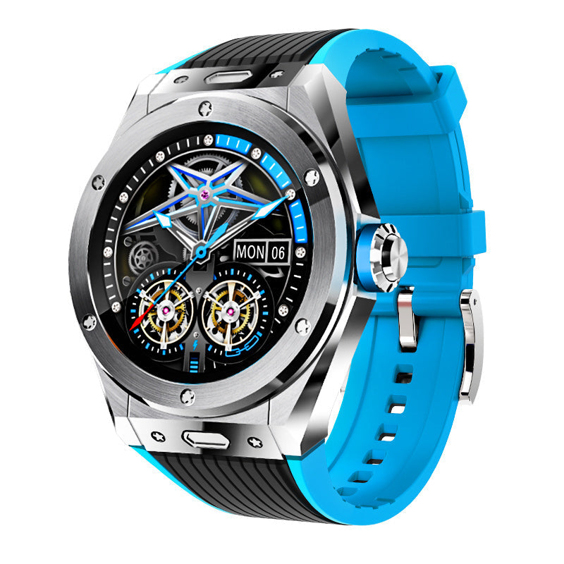 HKM-766483 Bluetooth Sports Smart Watch with Health Monitoring, Pedometer, and Music Storage - Multi-Language Support
