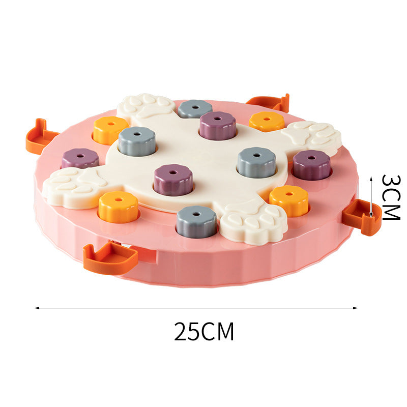 HKM-7666749 Interactive Dog Feeding Toy - Educational Puzzle for Engaging Playtime, Available in Multiple Colors
