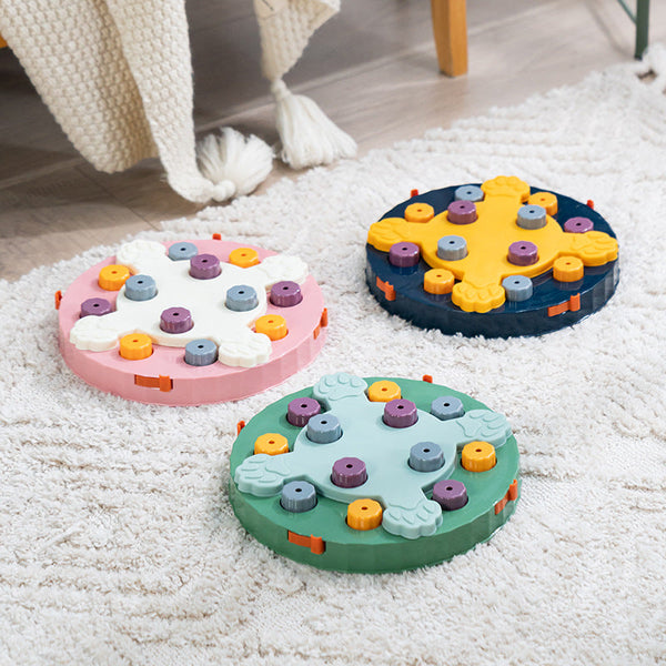 HKM-7666749 Interactive Dog Feeding Toy - Educational Puzzle for Engaging Playtime, Available in Multiple Colors