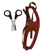 HKM-7667773 Pet Halloween Headdress Hat with Fun Props - Axe, Scissors, Saw, Syringe, Hammer, Wrench, Wine Bottle, Pliers, Sizes S & M