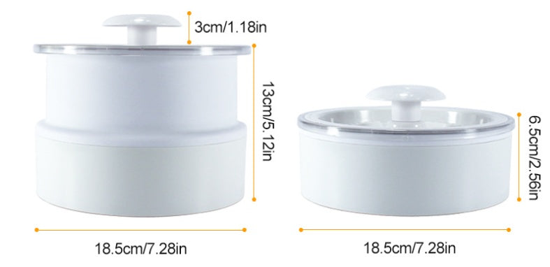 HKM-7668797 Folding Smart Water Dispenser with Luminous Automatic Design, 1.8L Capacity, Coconut Activated Carbon Filtration