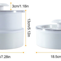 HKM-7668797 Folding Smart Water Dispenser with Luminous Automatic Design, 1.8L Capacity, Coconut Activated Carbon Filtration