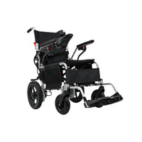 HKM-766995 Lightweight Folding Electric Wheelchair with Portable Lead-acid Battery and Steel Frame, Max Speed 6km/h, 120kg Capacity