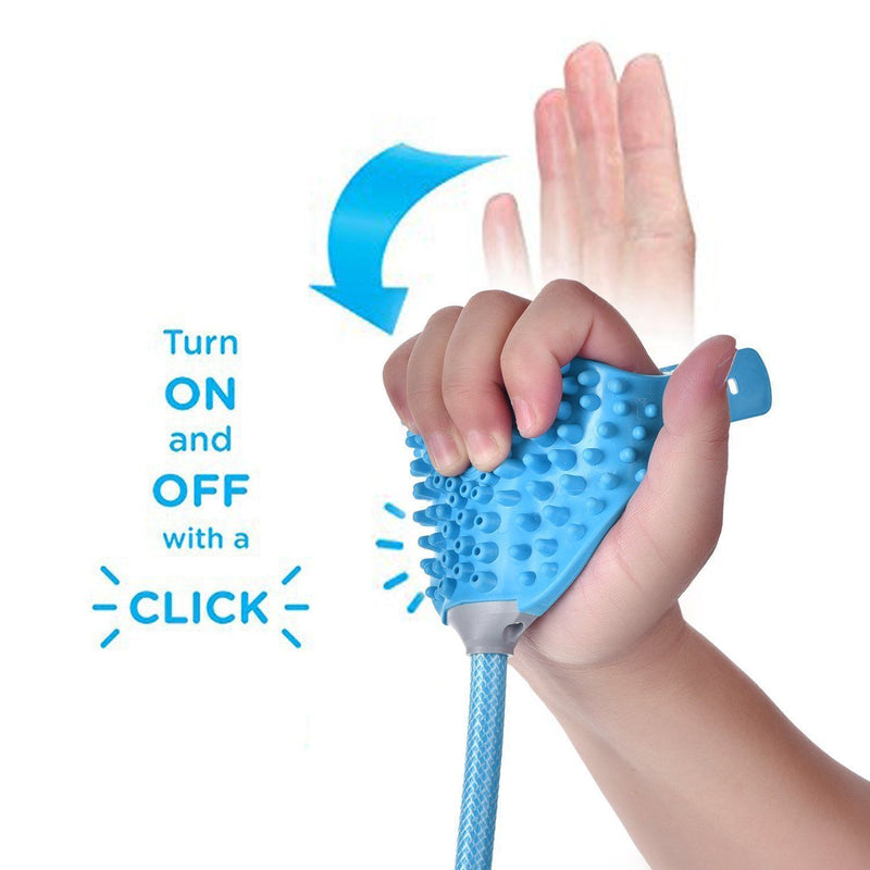HKM-7670205 Pet Bathing Tool for Indoor Showers and Outdoor Hoses with Garden Hose & Shower Adapters