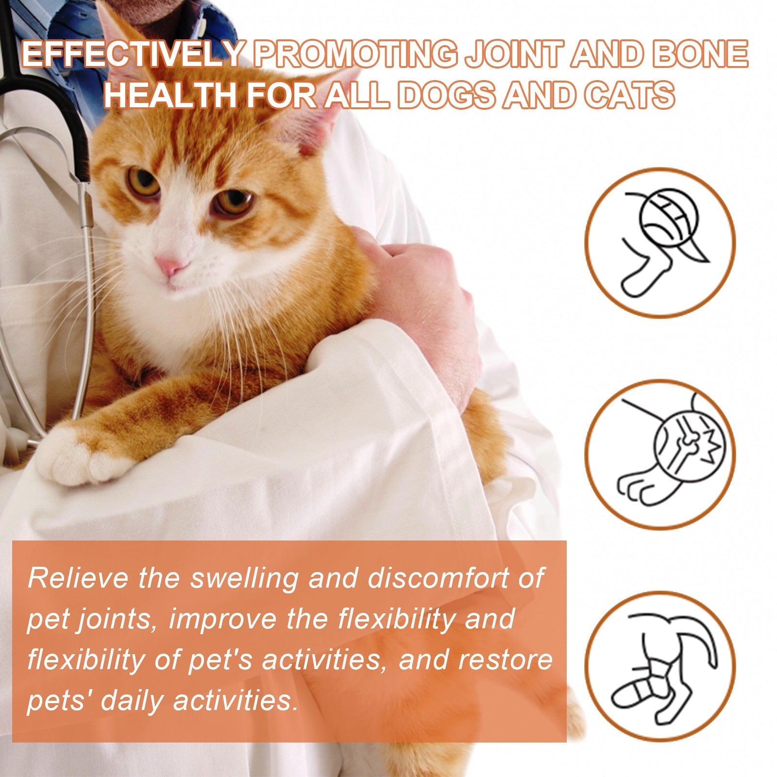 HKM-7670589 Joint Care Spray for Pets - Relief from Joint Discomfort and Muscle Weakness, 20g