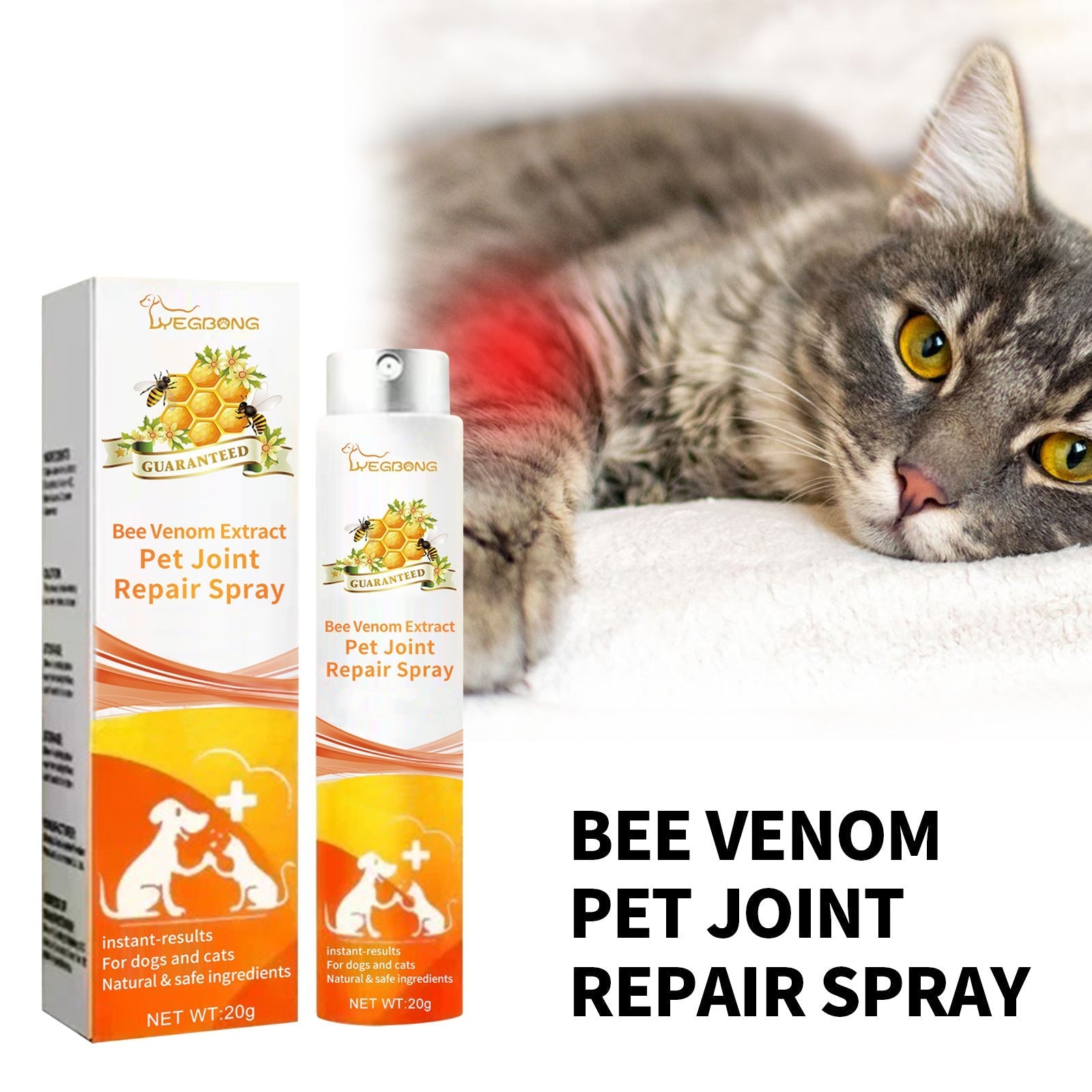 HKM-7670589 Joint Care Spray for Pets - Relief from Joint Discomfort and Muscle Weakness, 20g