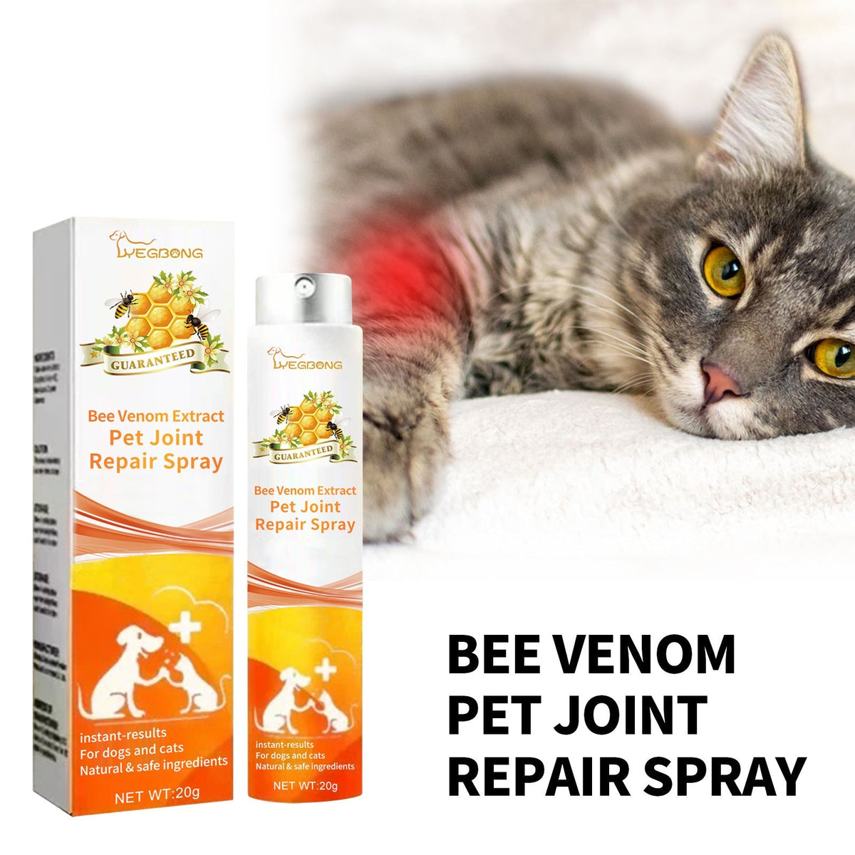 HKM-7670589 Joint Care Spray for Pets - Relief from Joint Discomfort and Muscle Weakness, 20g