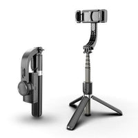 HKM-767187 Handheld PTZ Bluetooth Remote Control Selfie Stick Tripod with Anti-Shake Technology