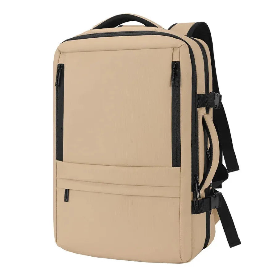HKM-767187 Large Capacity Waterproof Men's Business Backpack with Multi-Functional Design for Travel and Commuting