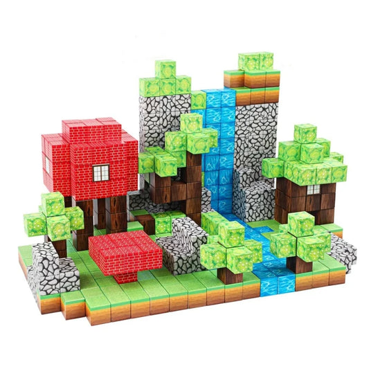 HKM-767251 Magnetic Building Blocks Set for Creative Play - Suitable for Kids Aged 3+