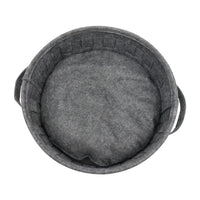 HKM-7672765 Removable Washable Round Felt Cat Nest for Comfortable All-Season Use