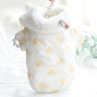 HKM-7673149 Cute Double-Layered Teddy Bichon Pet Clothing, Warm and Cozy for Small Dogs