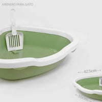 HKM-7674173 Cat Litter Box with Integrated Shovel for Easy Cleaning