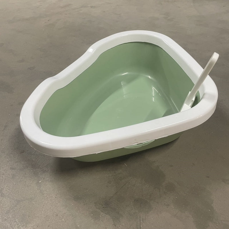 HKM-7674173 Cat Litter Box with Integrated Shovel for Easy Cleaning
