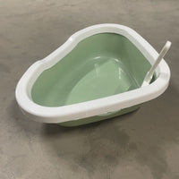 HKM-7674173 Cat Litter Box with Integrated Shovel for Easy Cleaning