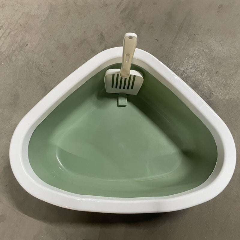 HKM-7674173 Cat Litter Box with Integrated Shovel for Easy Cleaning