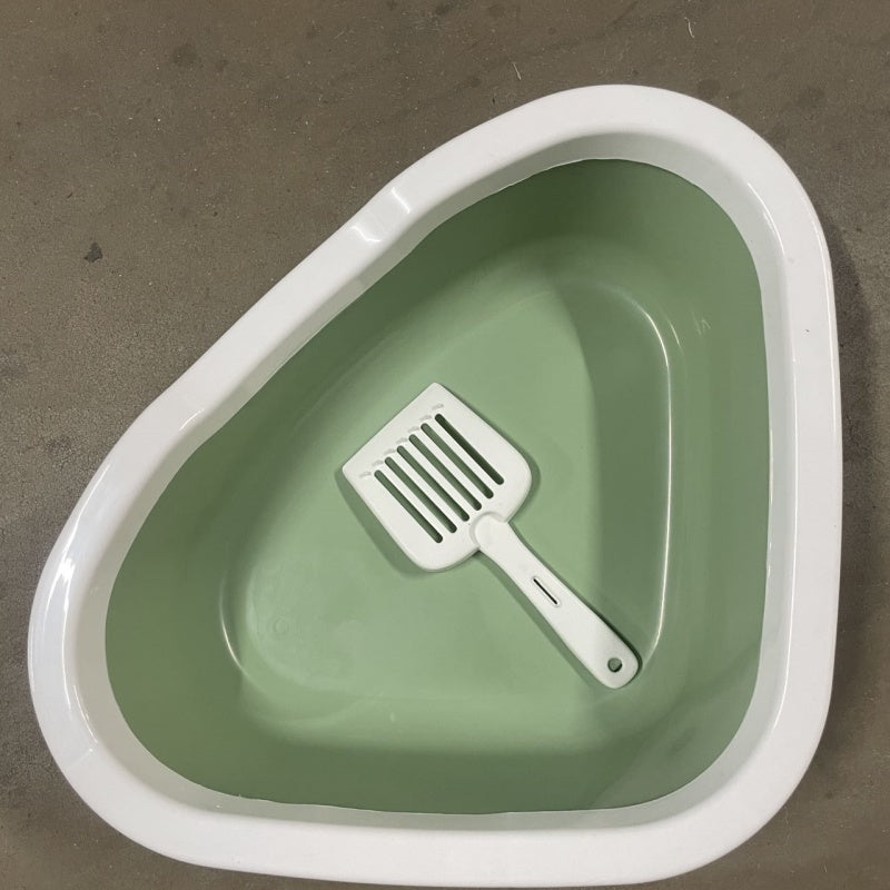 HKM-7674173 Cat Litter Box with Integrated Shovel for Easy Cleaning