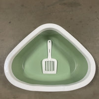 HKM-7674173 Cat Litter Box with Integrated Shovel for Easy Cleaning