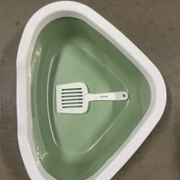 HKM-7674173 Cat Litter Box with Integrated Shovel for Easy Cleaning