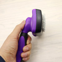 HKM-7674301 Grooming Needle Comb for Cats and Dogs - ABS, TPR, Stainless Steel