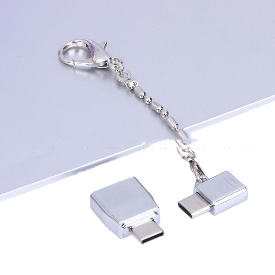 HKM-767507 Zinc Alloy Micro Female to USB Type-C Male OTG Adapter Set