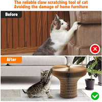 HKM-7675965 Collapsible Cardboard Cat Scratching Lounge Bed for Indoor Cats