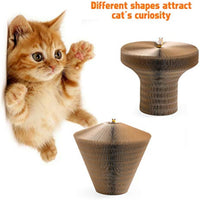 HKM-7675965 Collapsible Cardboard Cat Scratching Lounge Bed for Indoor Cats