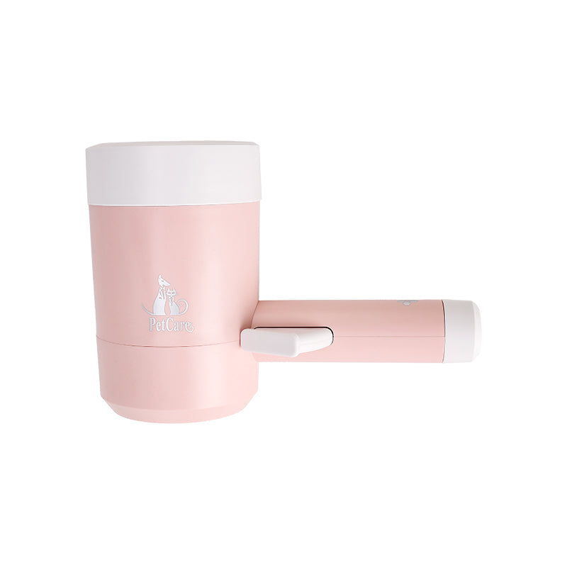 HKM-7676349 Soft Silicone Dog Paw Cleaner Cup with 360 Rotating Combs for Easy Pet Foot Washing