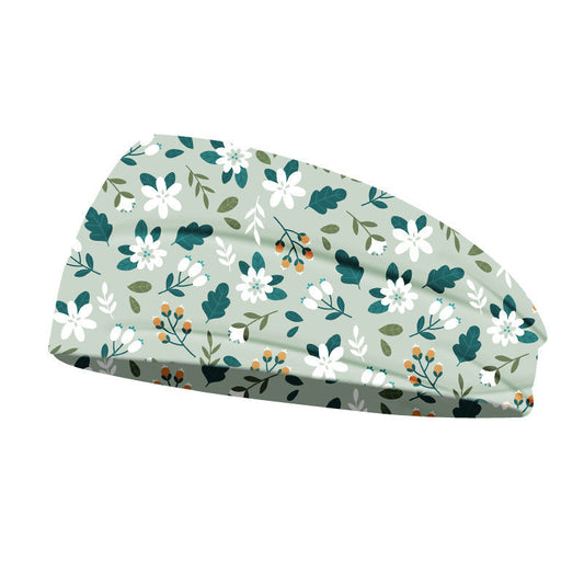 HKM-767699 Breathable Wide Brim Yoga Headband for Women - Soft Polyester Fiber Hairband