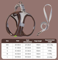 HKM-7677757 Breathable Mesh Dog Harness with Reflective Details - Lightweight and Comfortable for Summer Walks