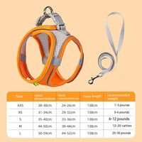 HKM-7677757 Breathable Mesh Dog Harness with Reflective Details - Lightweight and Comfortable for Summer Walks