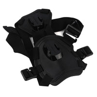 HKM-7678141 Dog Harness with Dual Camera Mounts for Chest and Back - Adjustable for 15-75 lbs Pets