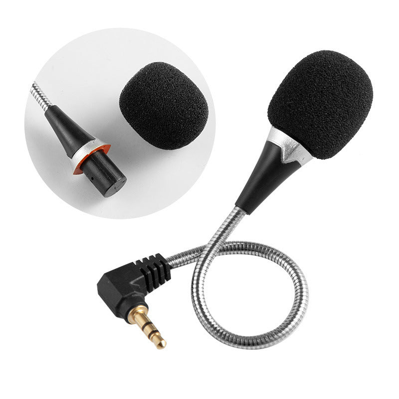 HKM-767827 Condenser Microphone with Noise Reduction, Omnidirectional Pickup, 3.5mm Plug