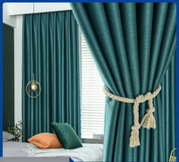 HKM-767827 Thickening Double-sided Jacquard Curtain with High Shading 70%-90% in Various Colors