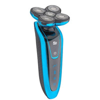 HKM-768019 Rechargeable 5D Rotary Shaver with Multi-Functional Heads and Full Body Wash Design