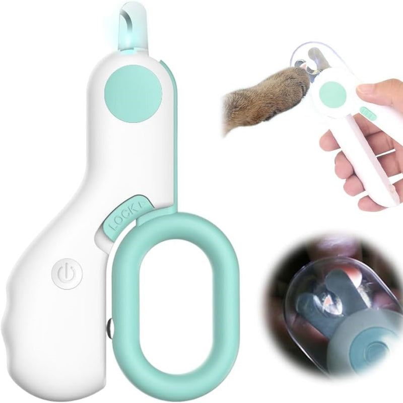 HKM-7681725 LED Pet Nail Clipper with Light for Easy and Pain-Free Grooming of Cats and Dogs